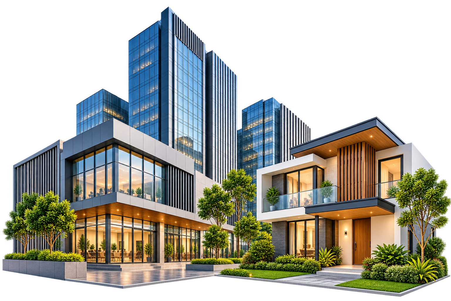 Proyek Komersial dan Residensial Beren Floor